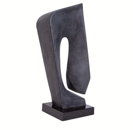 Square opening resin decoration