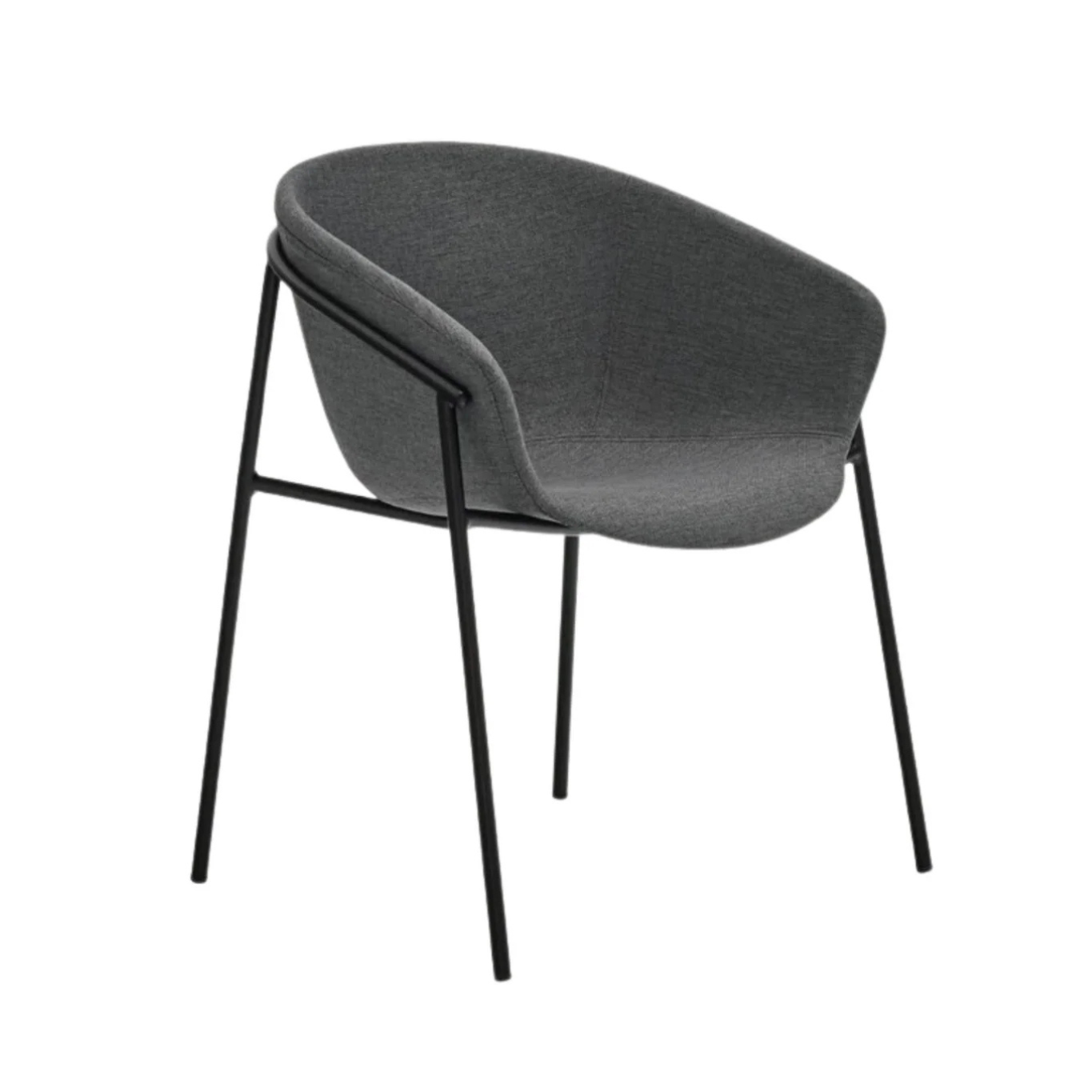 SILLA DE COMEDOR HUG GRIS TLT
