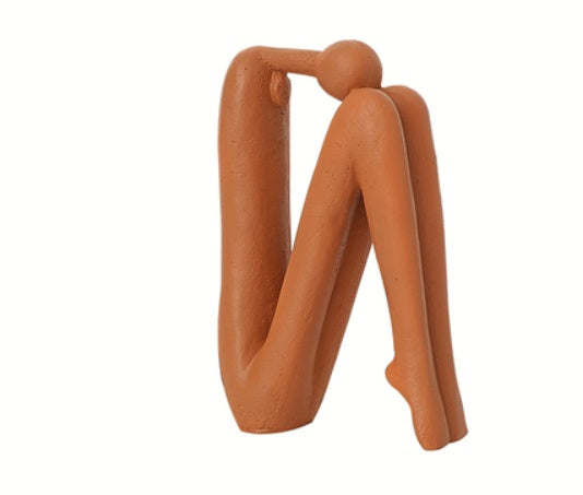 Soft man ornament brown