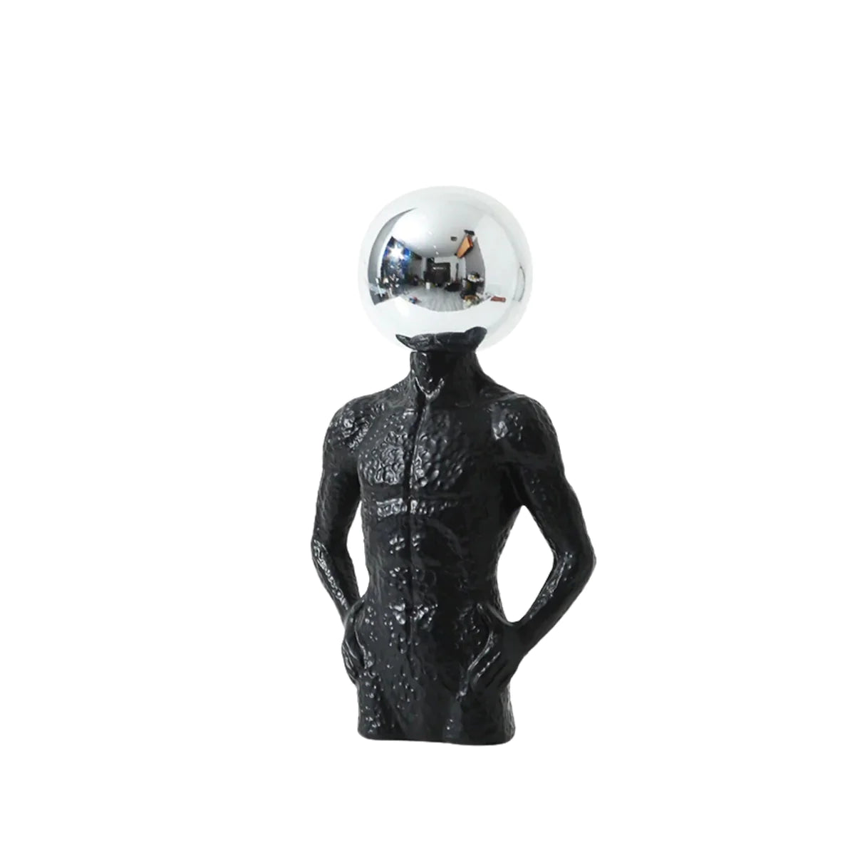 Accesorio Decorativo Round Man Silver B FLO
