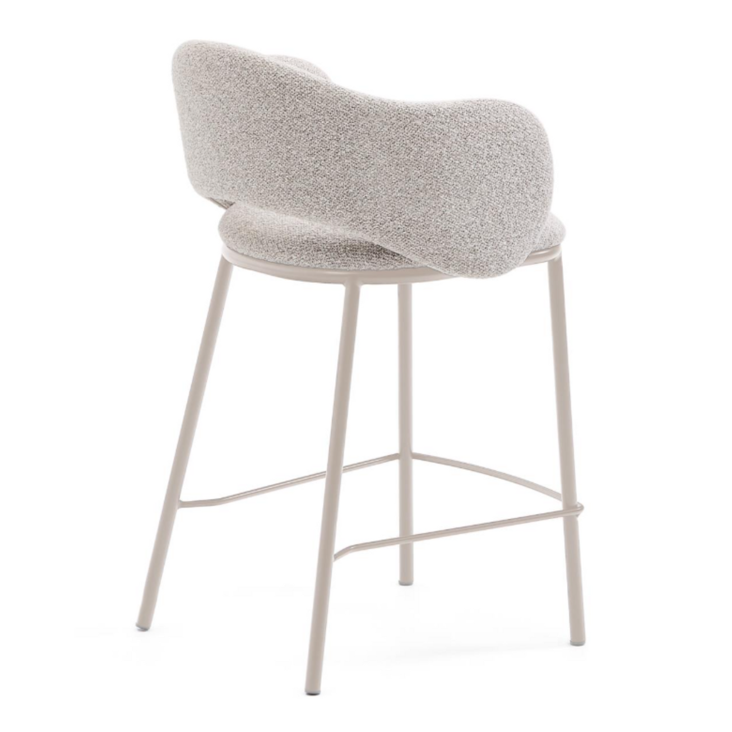 Taburete Maina Chenilla Beige LF