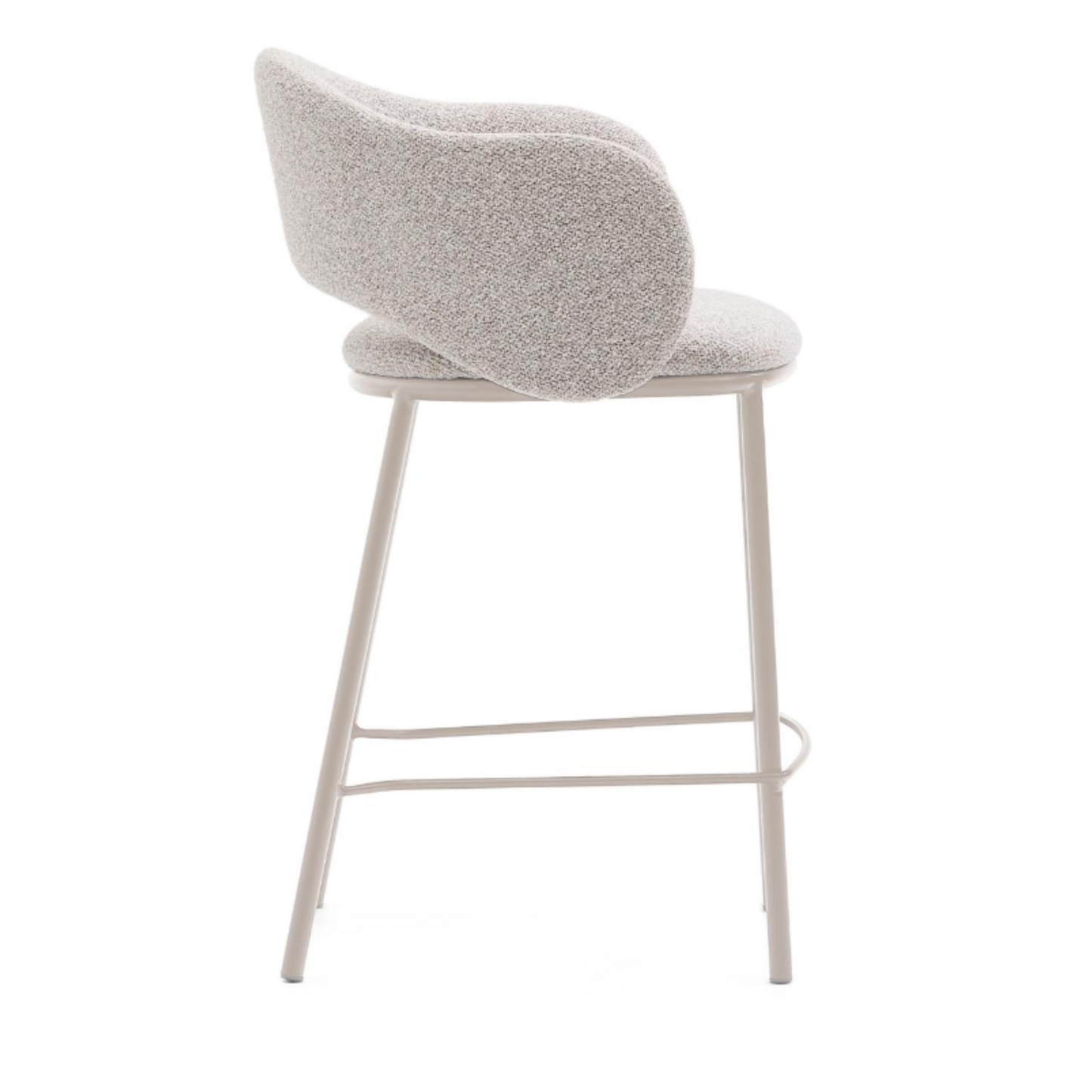 Taburete Maina Chenilla Beige LF