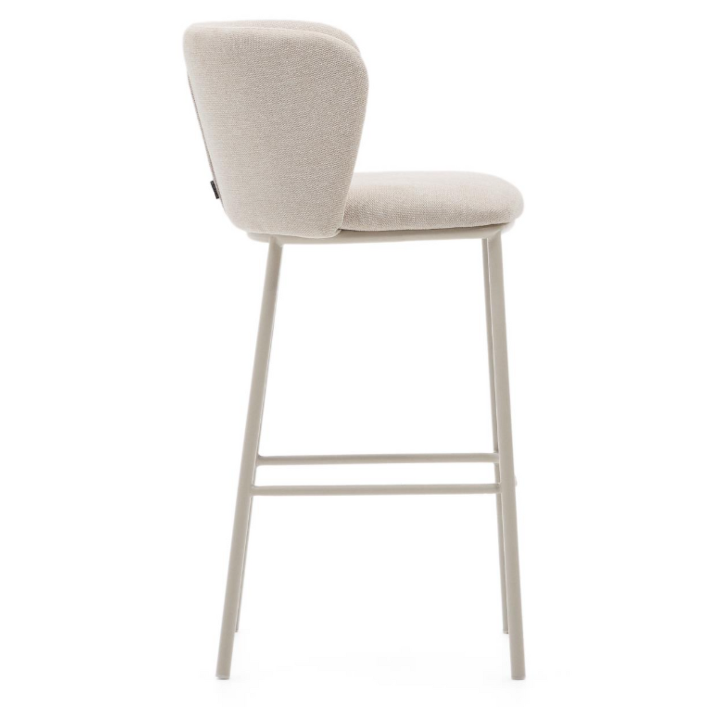 Taburete Ciselia Chenilla Beige LF
