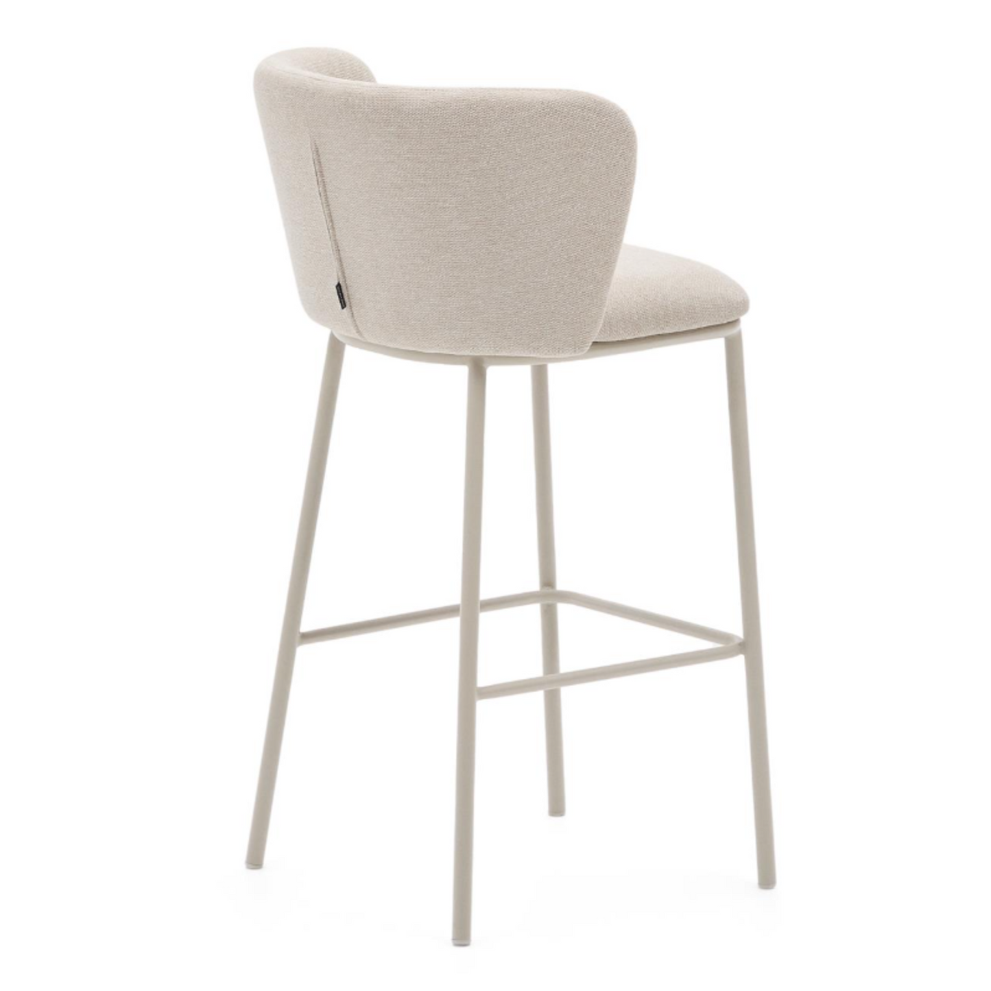 Taburete Ciselia Chenilla Beige LF