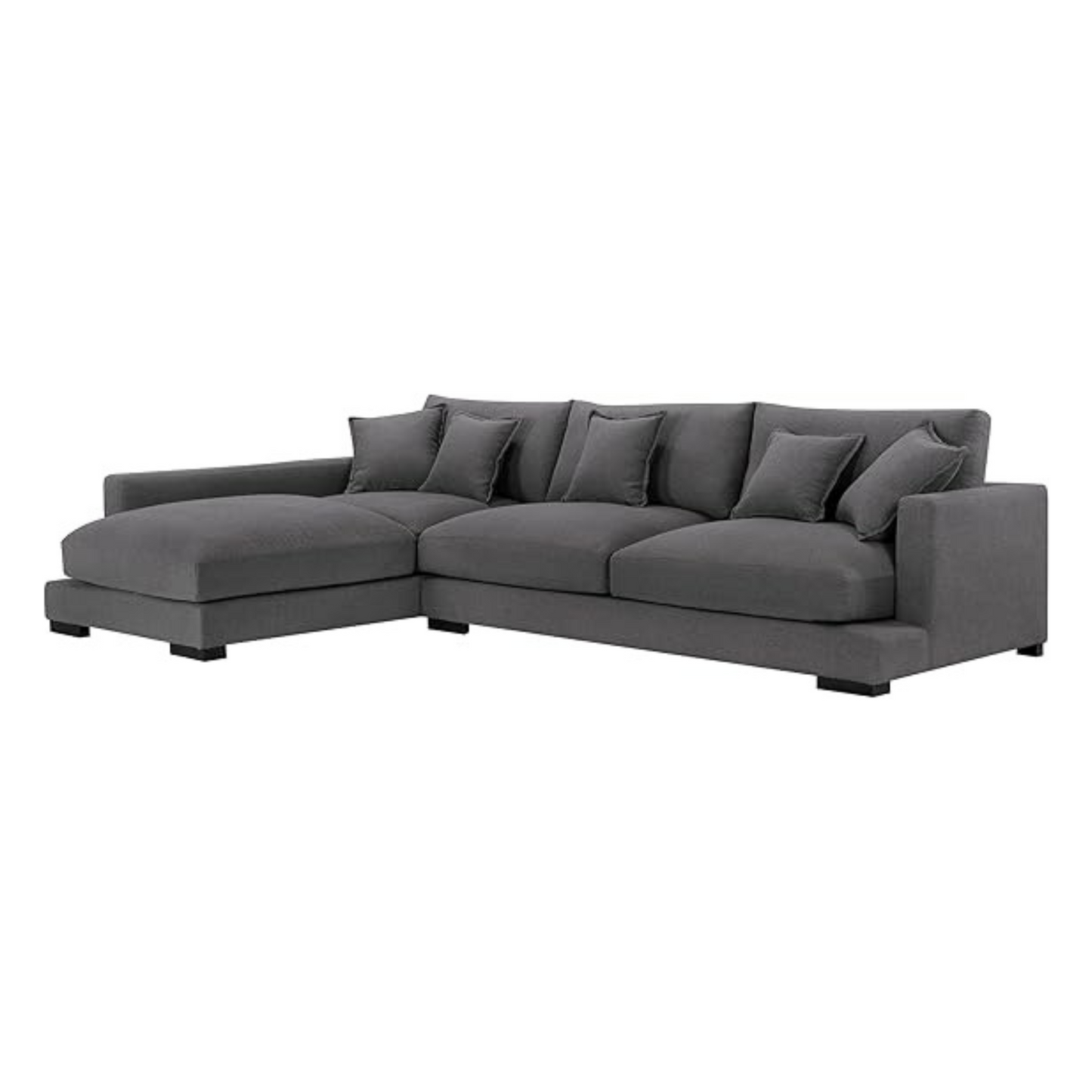 Sofá Seccional 2320 Gris Oscuro Izq KU