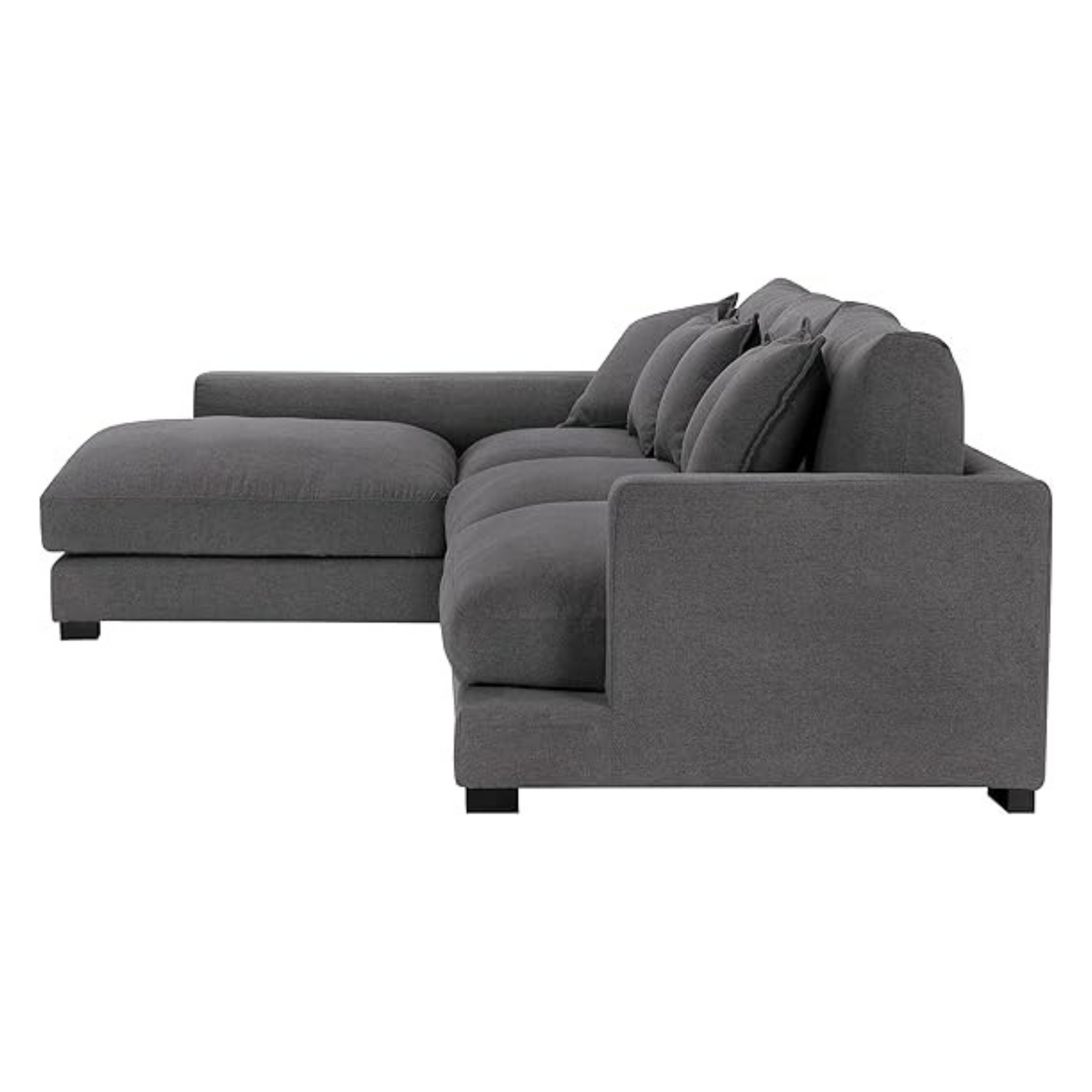 Sofá Seccional 2320 Gris Oscuro Izq KU
