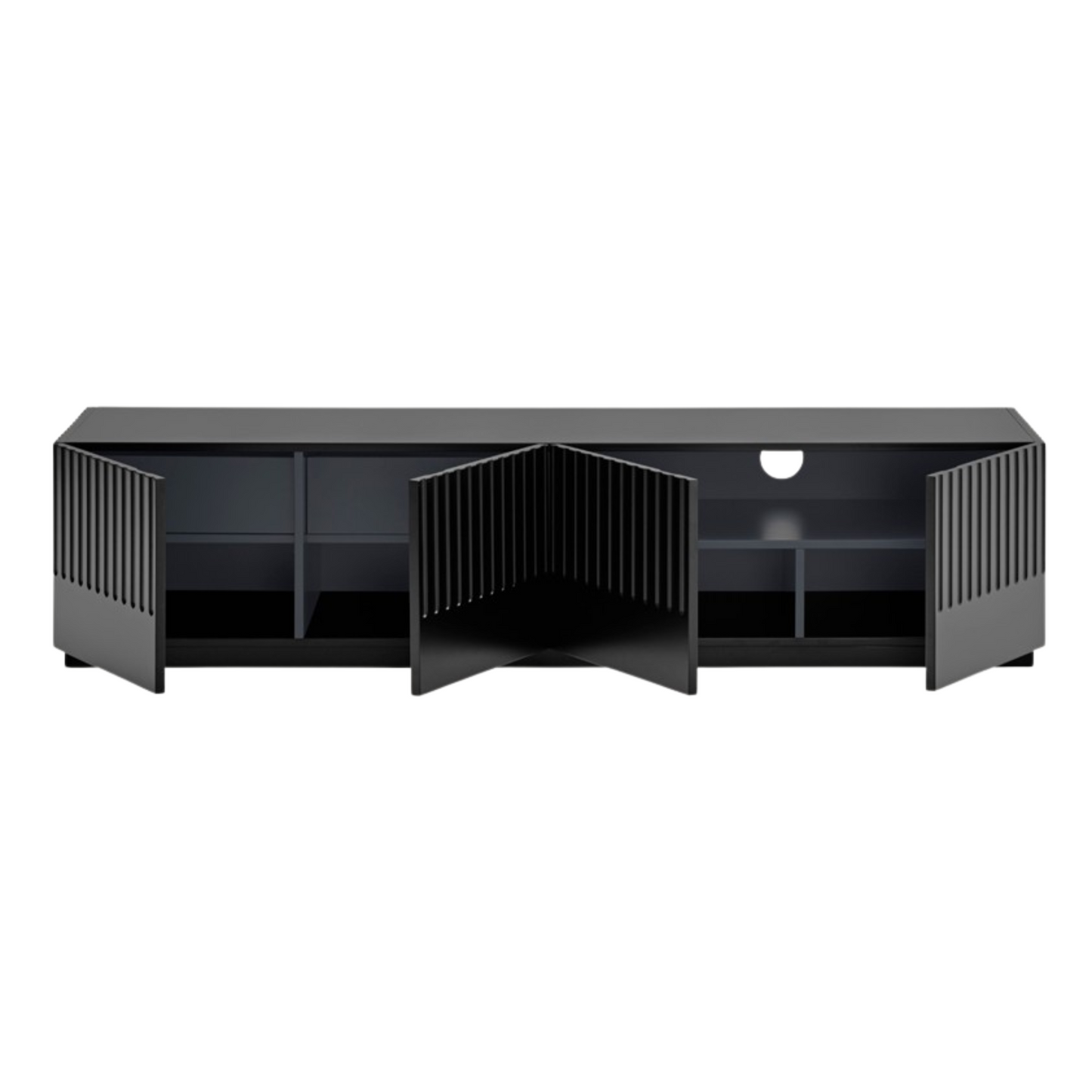 Mueble TV Doric Black / Anthracite Interior TL
