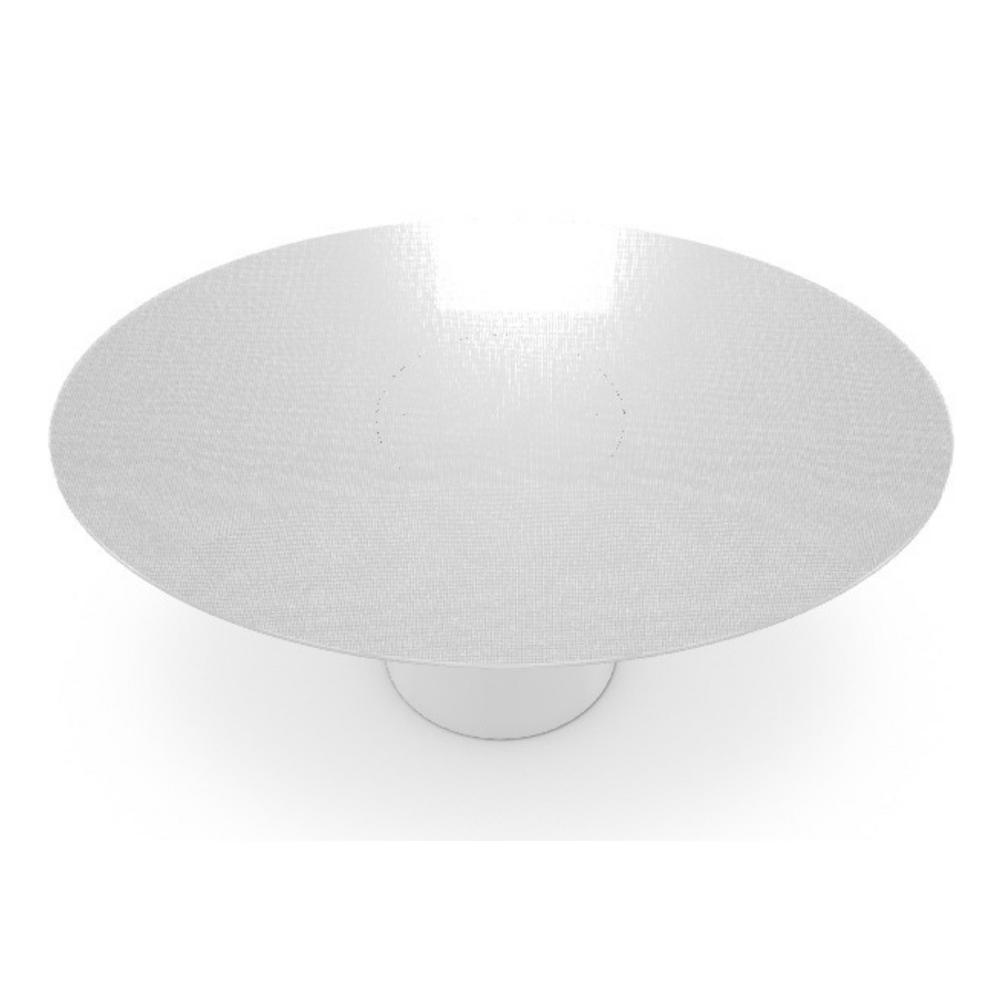 Mesa de Comedor Totem Elliptical White SOV