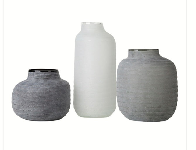 Tricolor class vase-Black