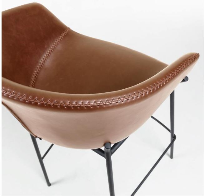 Counter Stool Yvette Marrón LF