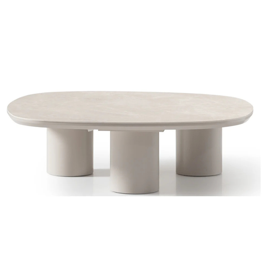 COFFEE TABLE METAL LEG 99X99