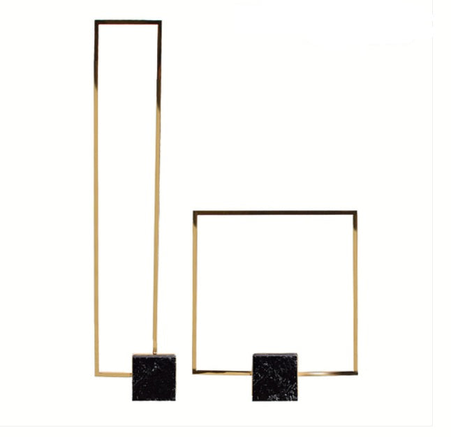 Squre  metal decoration -B