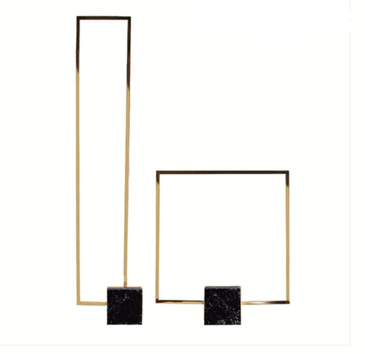 Squre  metal decoration -B