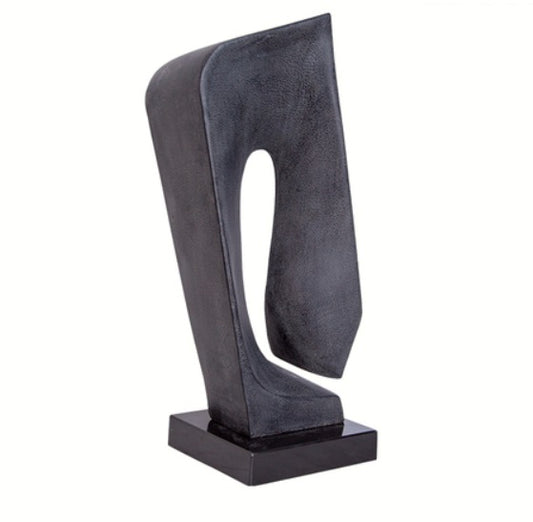 Square opening resin decoration