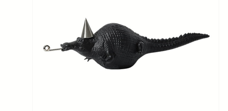 Crocodile ornaments Black
