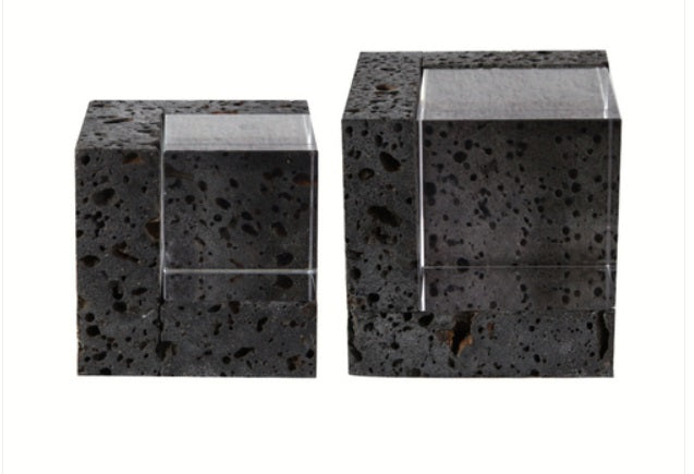 Black Cube decoration-A
