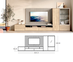 MUEBLE TV PROPUESTA 3