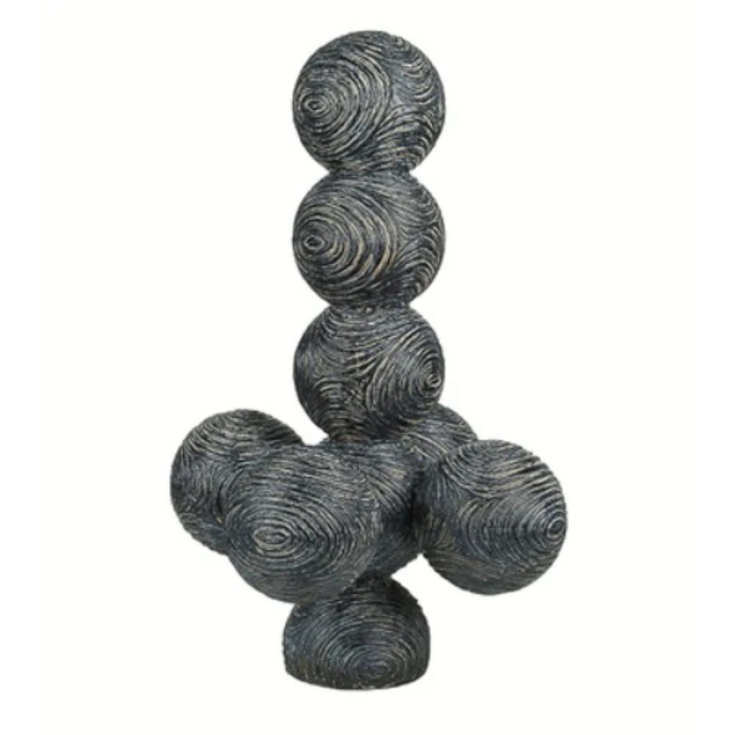 Wood grain ornaments black