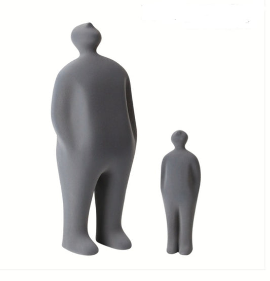 Grey figuredecoration-A