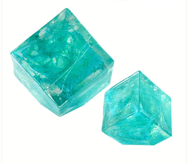 Green glass decoration-A