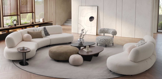 BONBON LARGE SOFA 4 SEATS B03CREAM