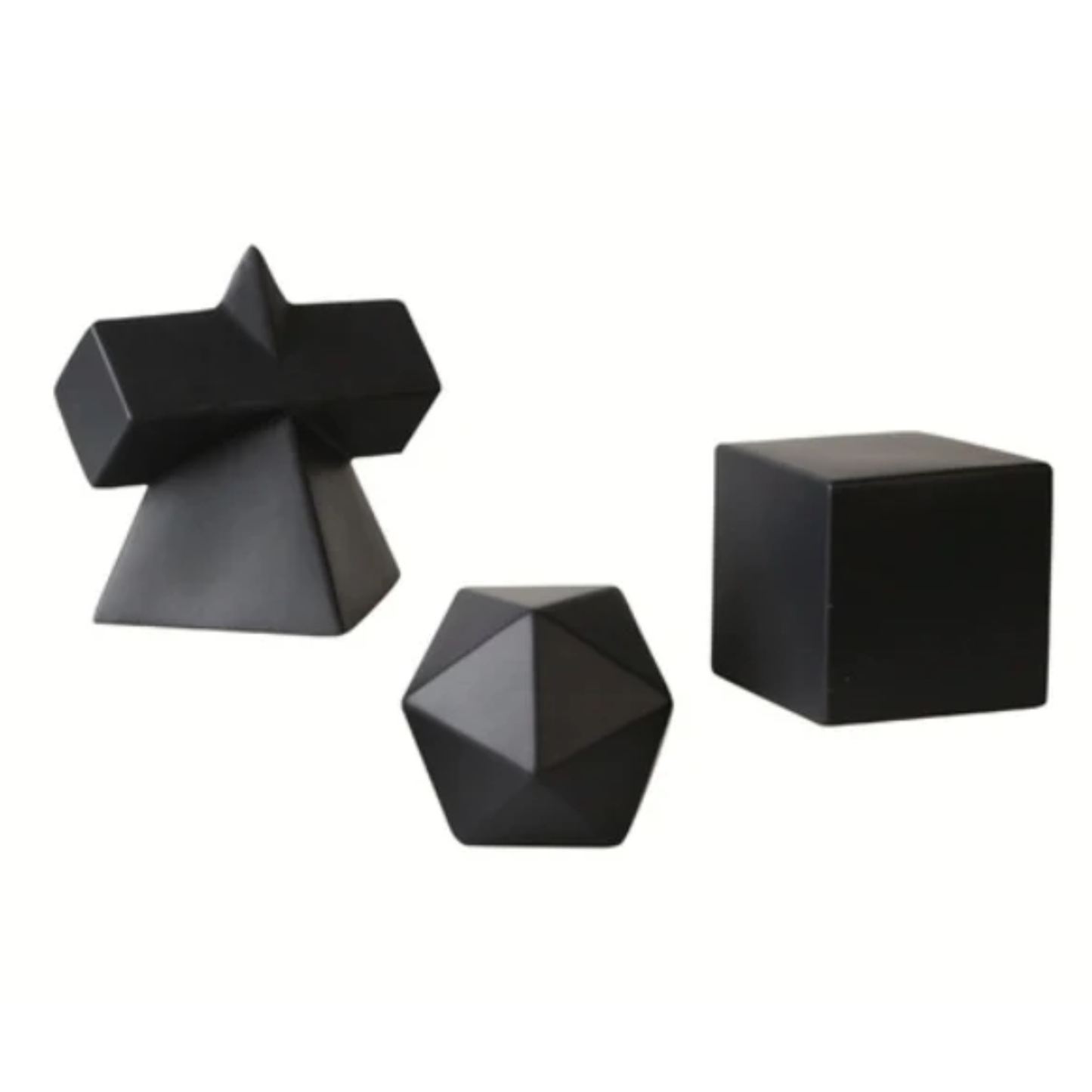 Black geometry decoration -A