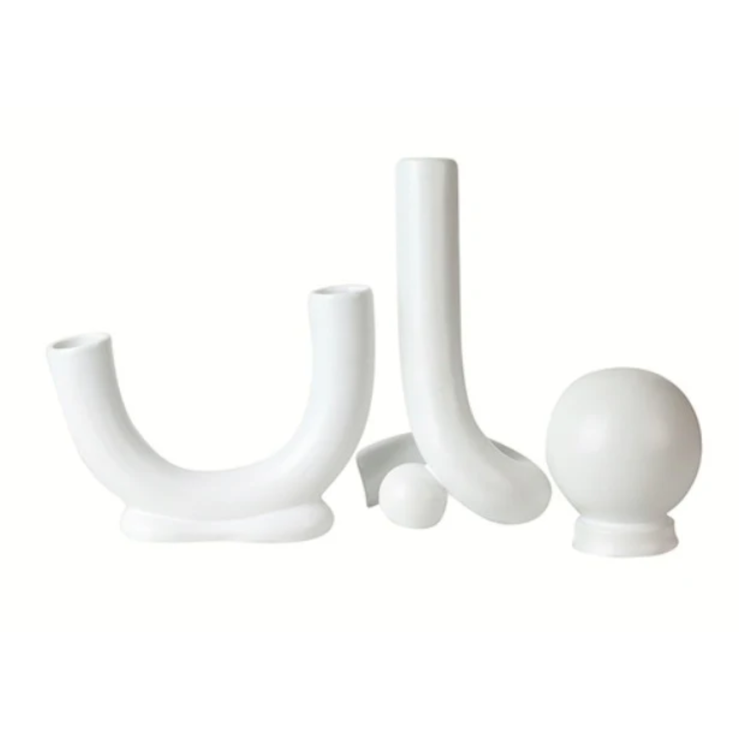 White abstract decoration-A