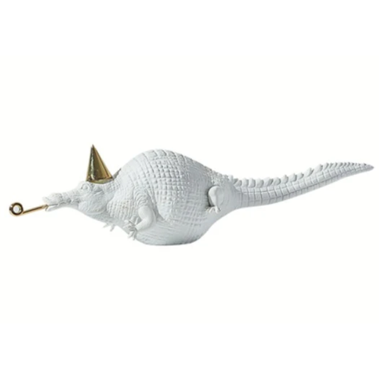 Crocodile ornaments White