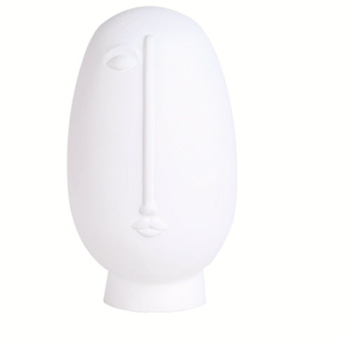 Half man decor-White