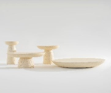 ACCESORIOS HISTORY SET. 4 PIEZAS BEIGE