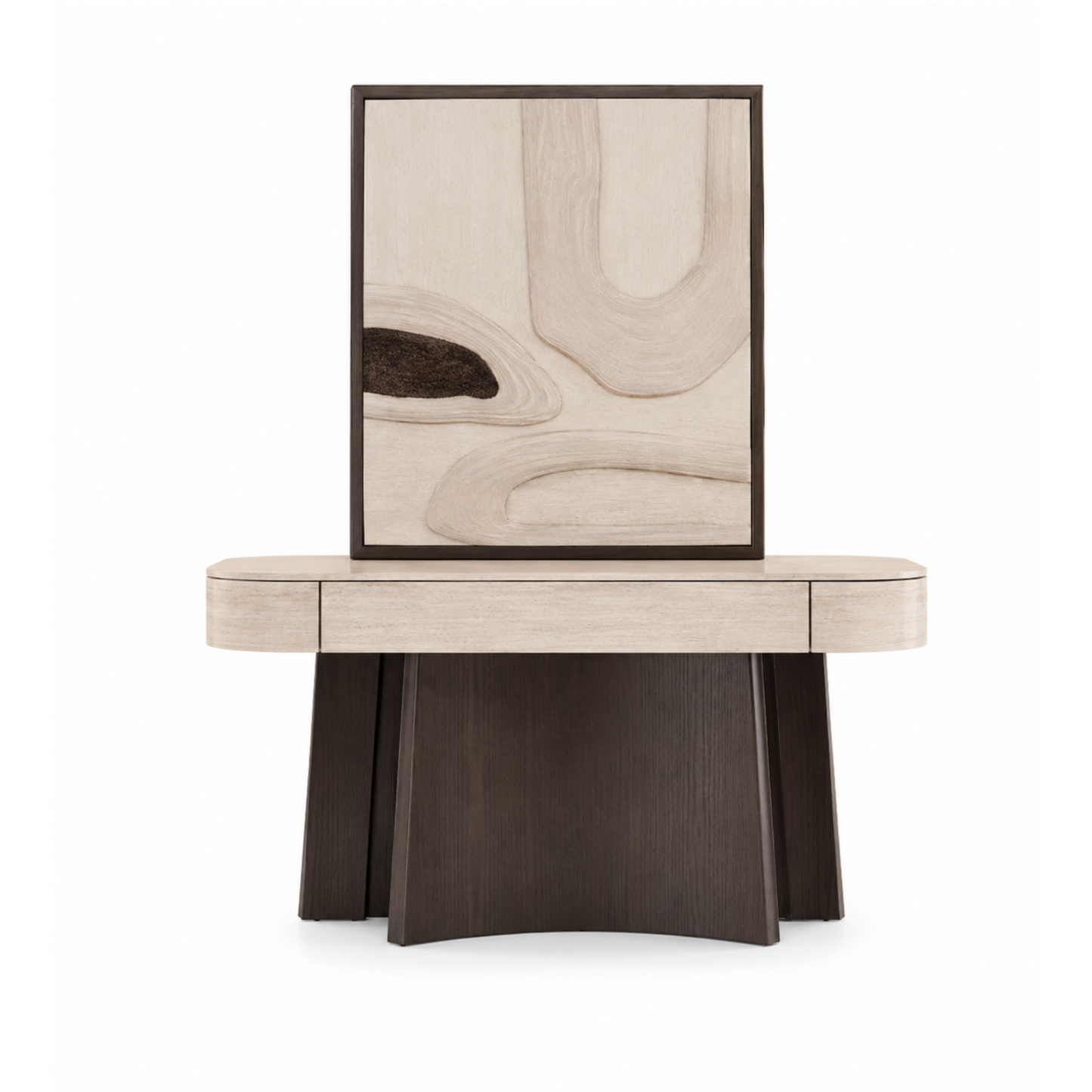 VANITY CAMARO DRESSER + PAINTING ORI