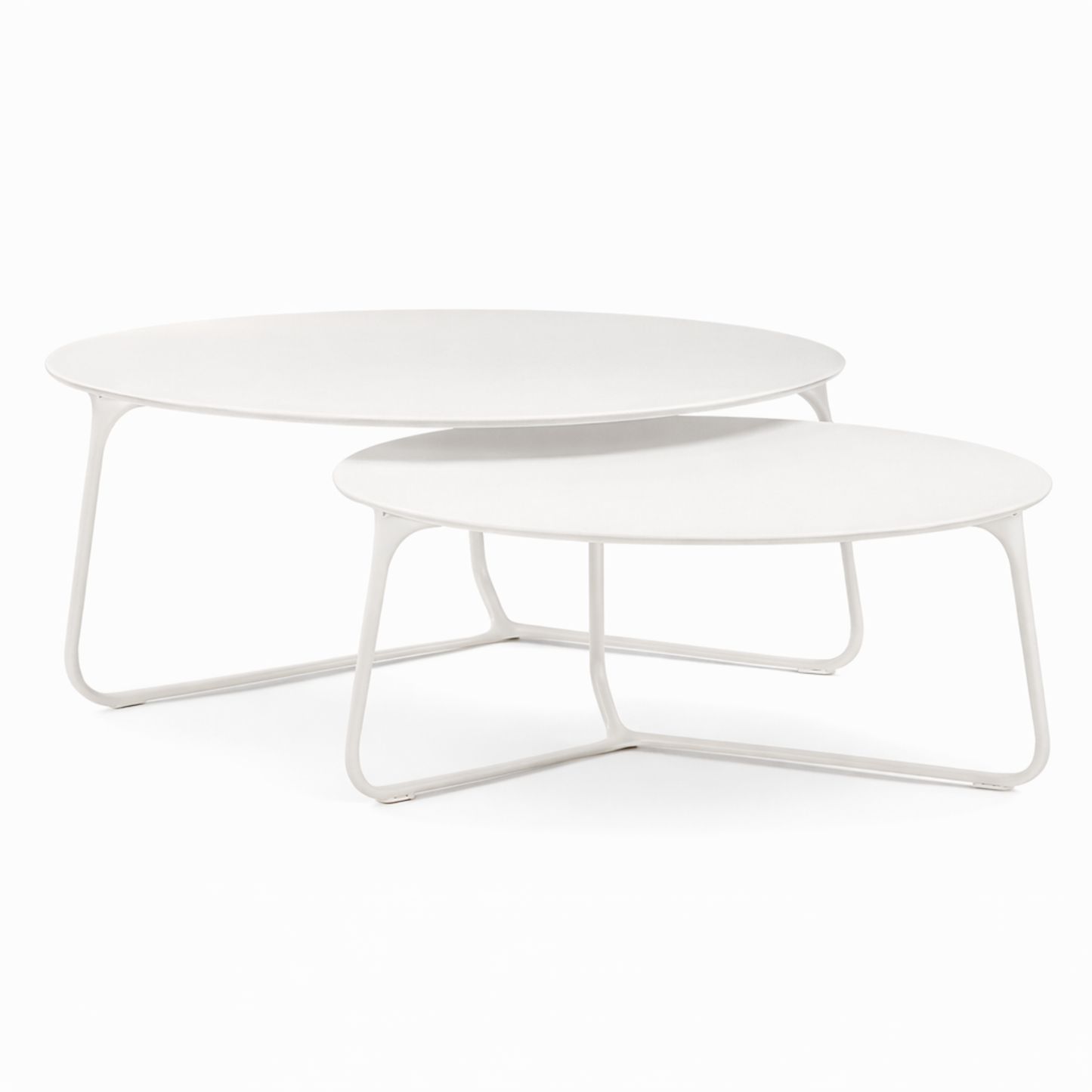 MESA DE CENTRO EXTERIOR WHITE SMALL SUN