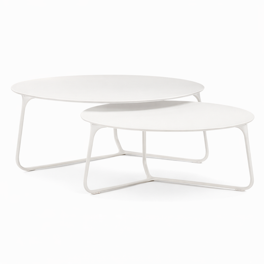 MESA DE CENTRO EXTERIOR WHITE SMALL SUN