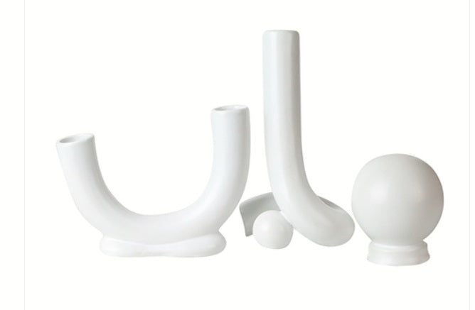 White abstract decoration-A