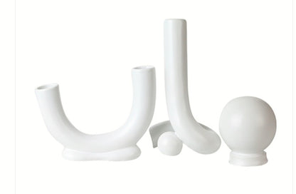 White abstract decoration-A