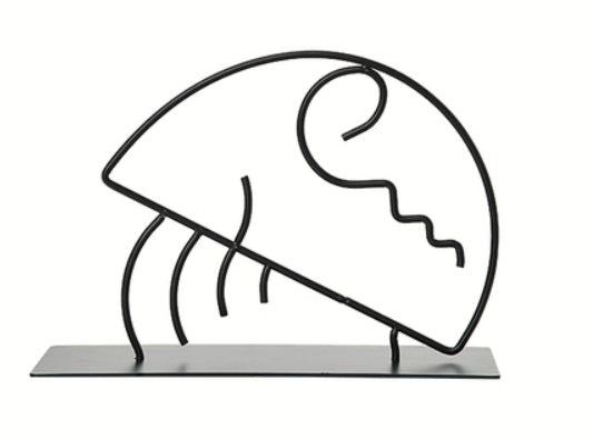 iron wire human face B