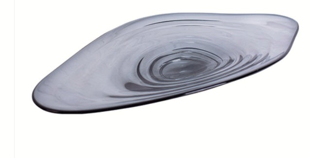 Grey Water ripper glass bowl