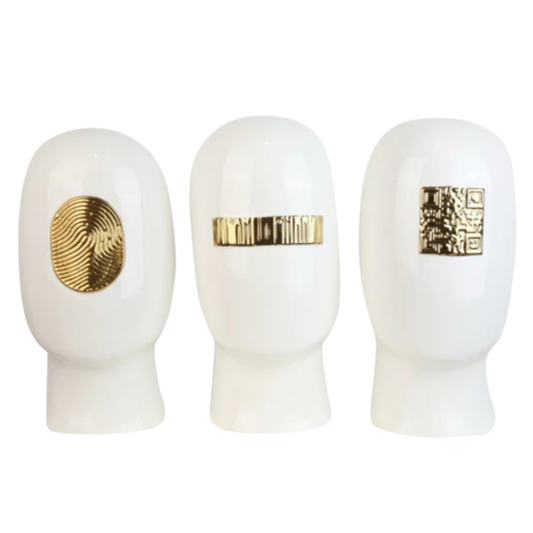 White figure decoration-B