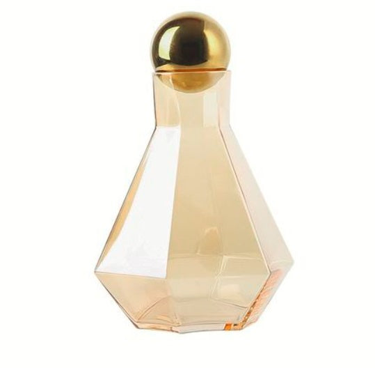 hexagonal bottle A Brown