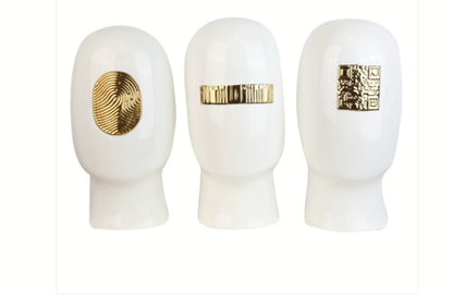 White figure decoration-B