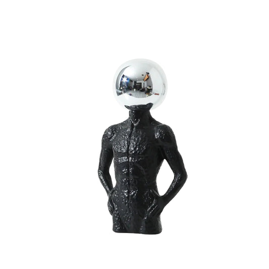 Accesorio Decorativo Round Man Silver B FLO