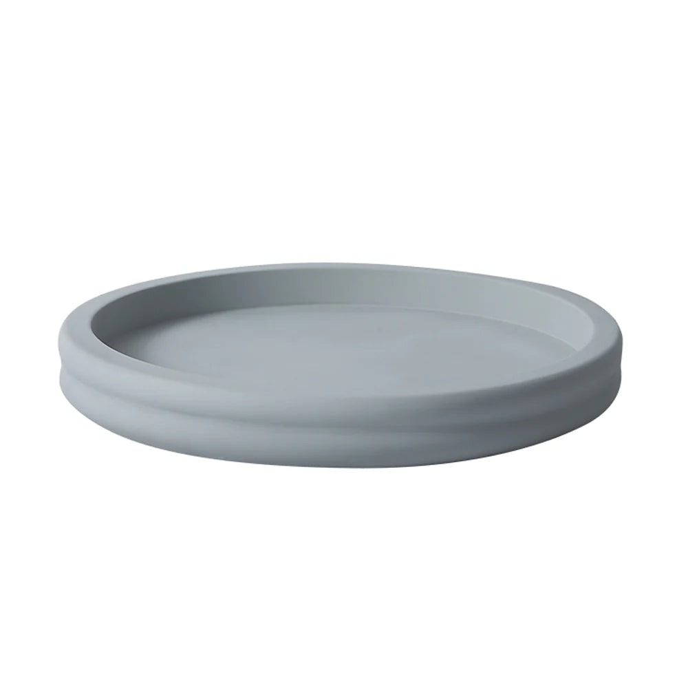 Accesorio Decorativo Circle Plate Grey FLO – Addison House Panama