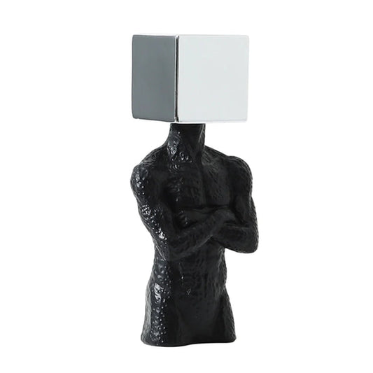 Accesorio Decorativo Square Man Silver B FLO