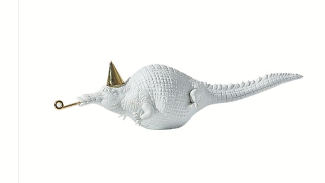 Accesorio Decorativo Crocodile White FLO