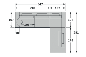 Sofa Seccional BM