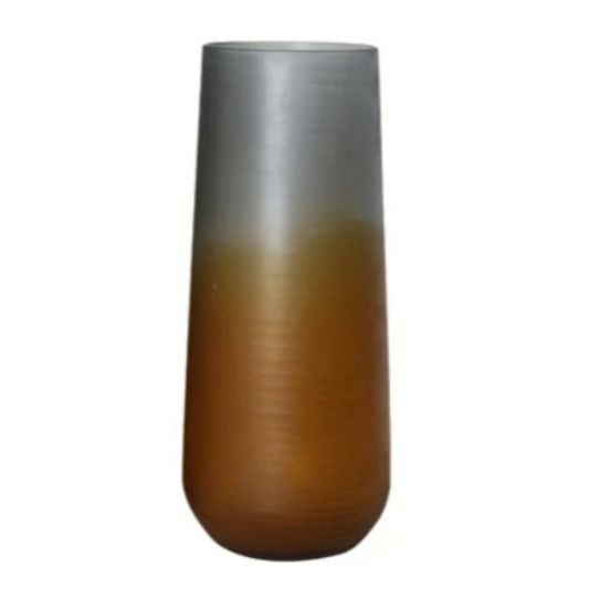 Accesorio Decorativo Grey Brown Frosted Vase -B FLO
