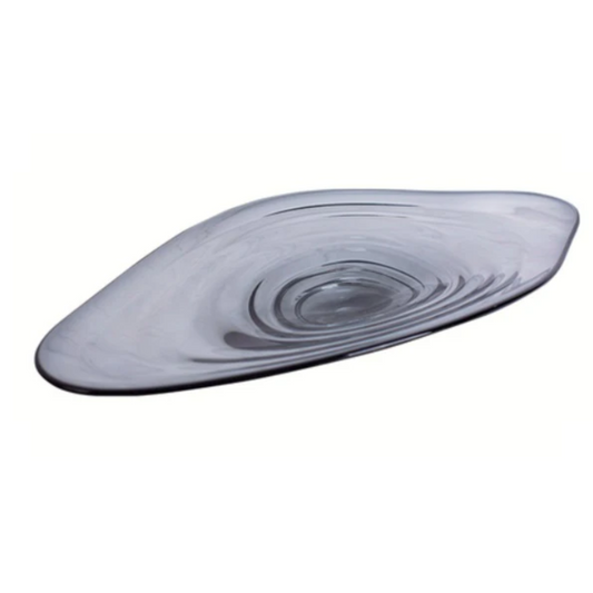 Accesorio Decorativo Grey Water Ripper Glass Bowl FLO