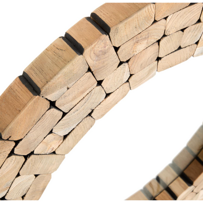 Espejo Eliptic Madera LF