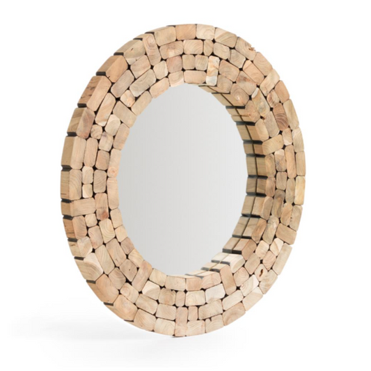 Espejo Eliptic Madera LF