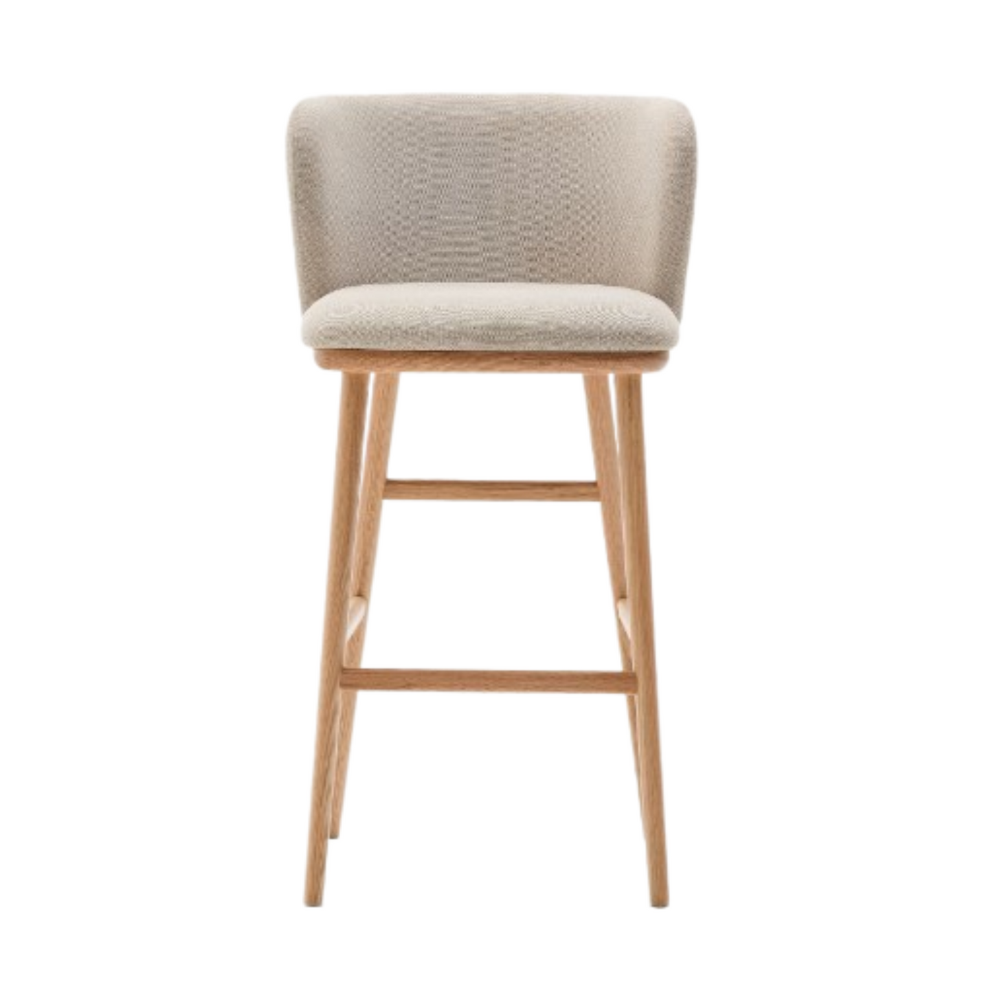 Taburete de Bar Ciselia Chenilla Beige LF